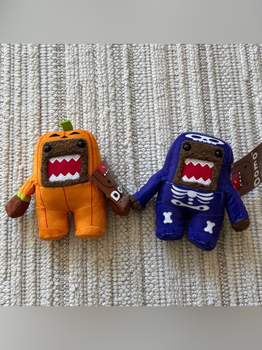 Domo Kun Halloween Target Exclusive Plushies Brand New Skeleton & Pumpkin 2026